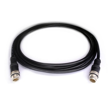 M12 A-code 8pin male to A-code 8pin male high flex cables for industrial cameras
