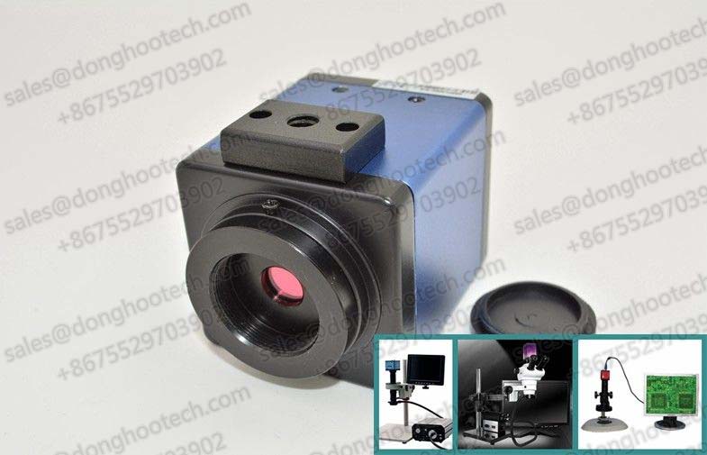  Industrial HD Microscope Camera With U - disk Storage And Overlay Graphics 