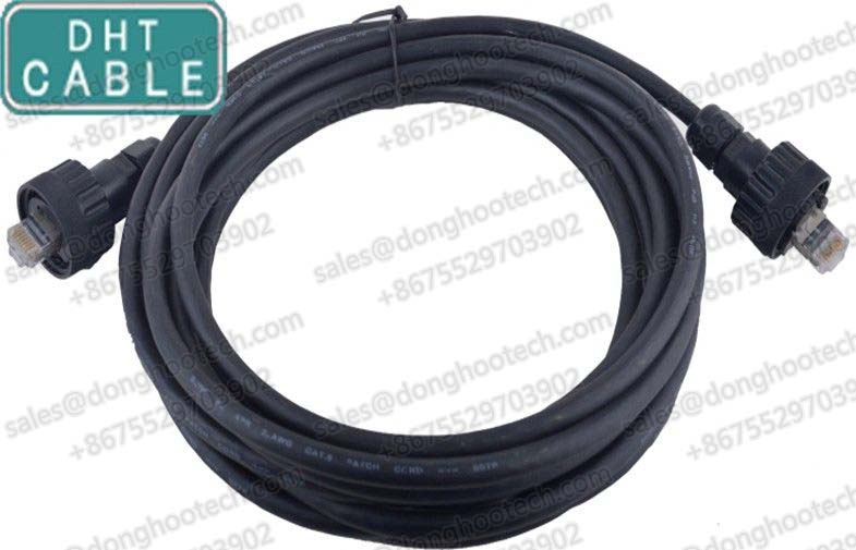  Waterproof RJ45 3M Gigabit Ethernet Cable Connector With LAN Adapter Plug 