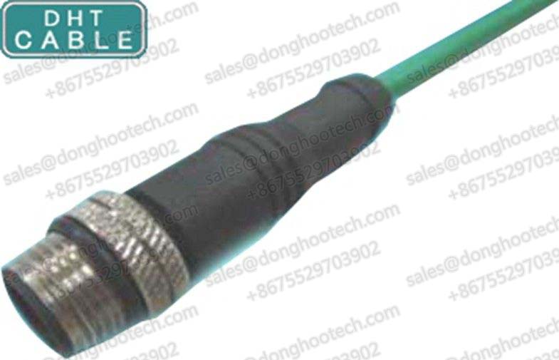  M8 Molding Circular Connect Water-Resistant Cable 3Pin 4pin 5pin Plug Cables 