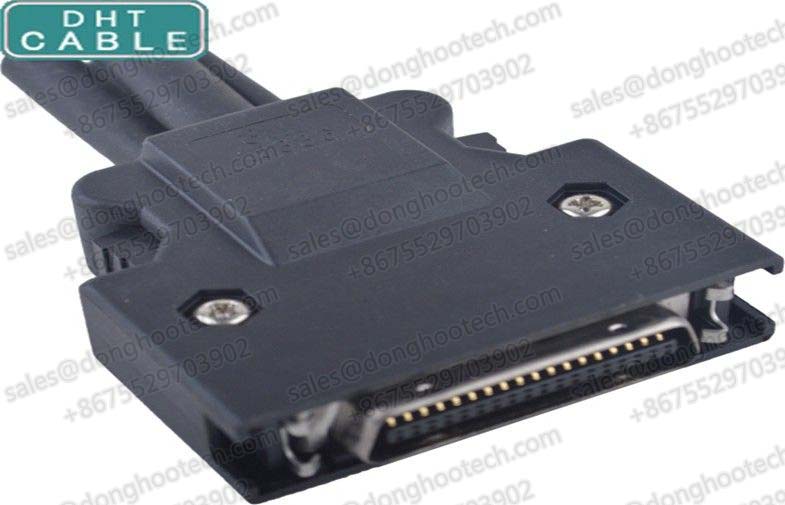  Professional Wholesale 36Pin Male Latch Type SCSI Cables / Plastic Assembly Cable 