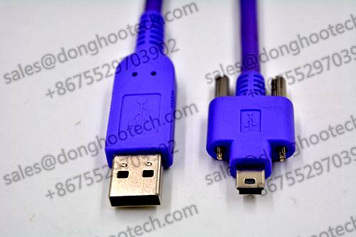 USB2.0 Screw Lock Cable Industrial USB Camera Bus Cable  
