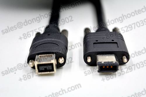  Industrial IEEE 1394 Firewire Cable 1394a to 1394b for Machine Vision 